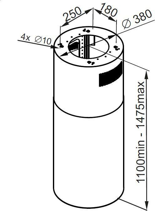 Кухонная вытяжка Maunfeld Lee Push 39 белый