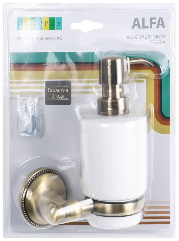 Дозатор жидкого мыла Grampus Alfa, GR-9512