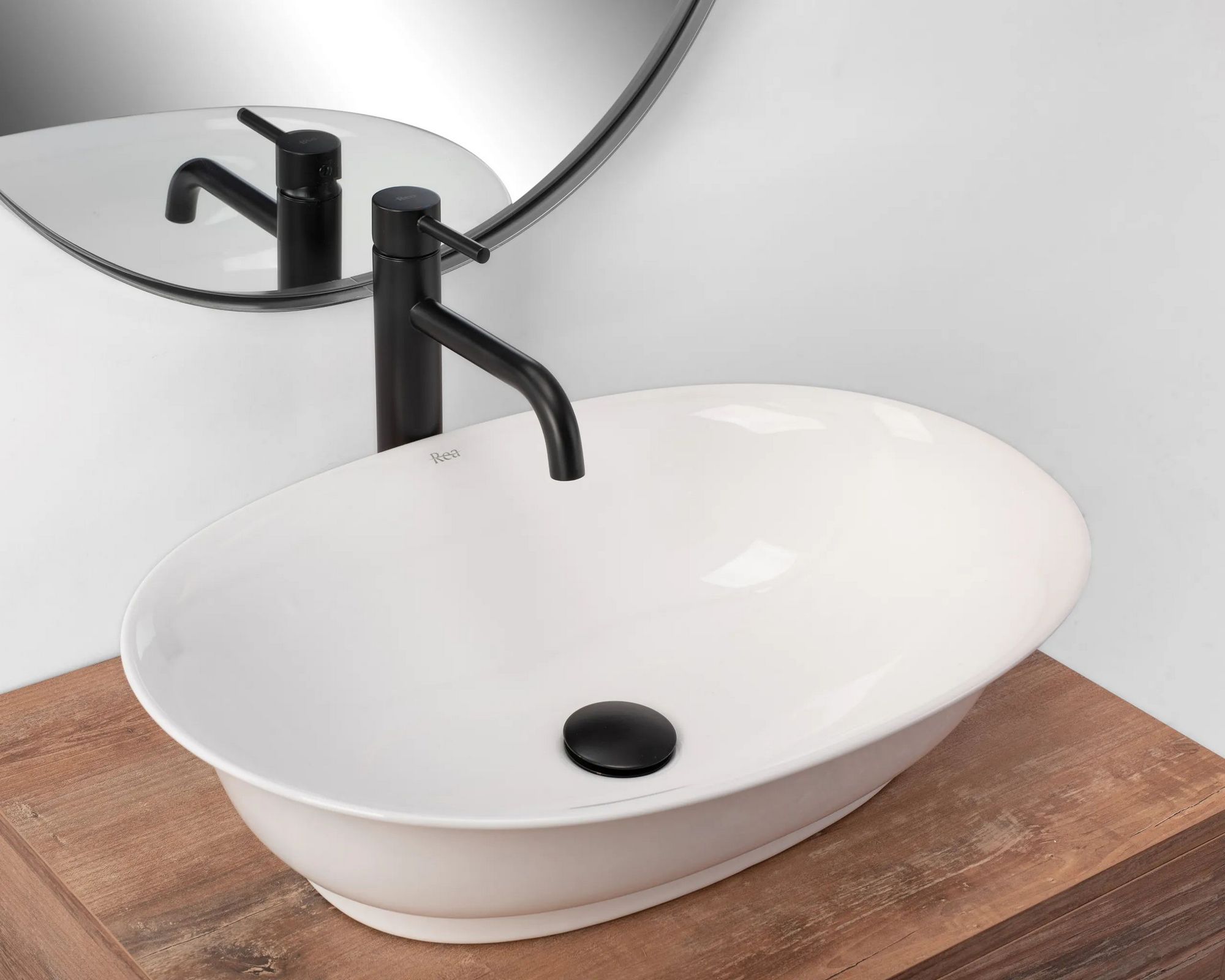 Умывальник Rea Roma White 56x40, REA-U5600