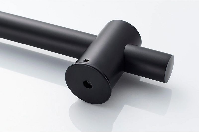 Душевая стойка из нержавеющей стали черная Ledeme L78001B-3