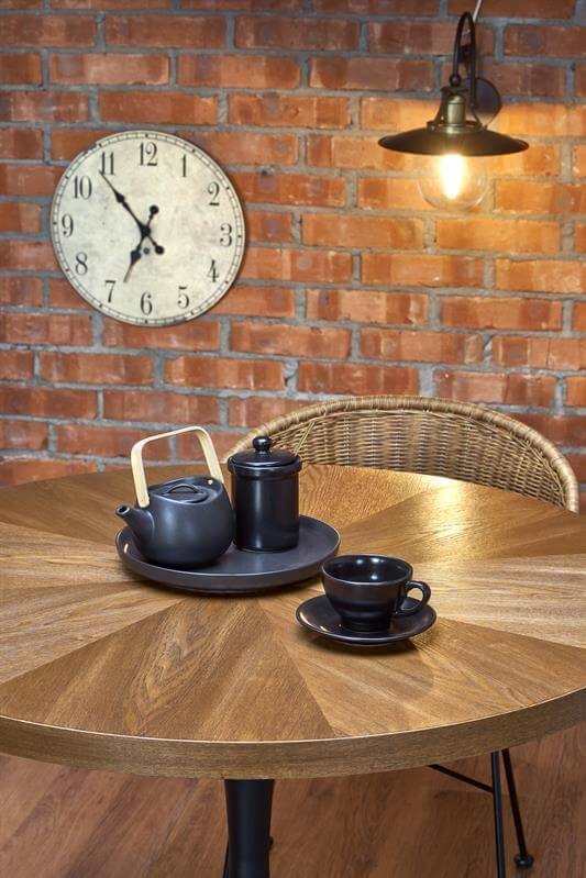 Стол обеденный Halmar Carmelo орех/черный, V-CH-CARMELO-ST