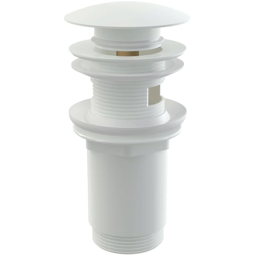 Донный клапан для раковины Alcaplast белый матовый, A392B
