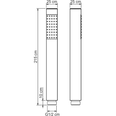 Лейка 1-функциональная WasserKRAFT, A106