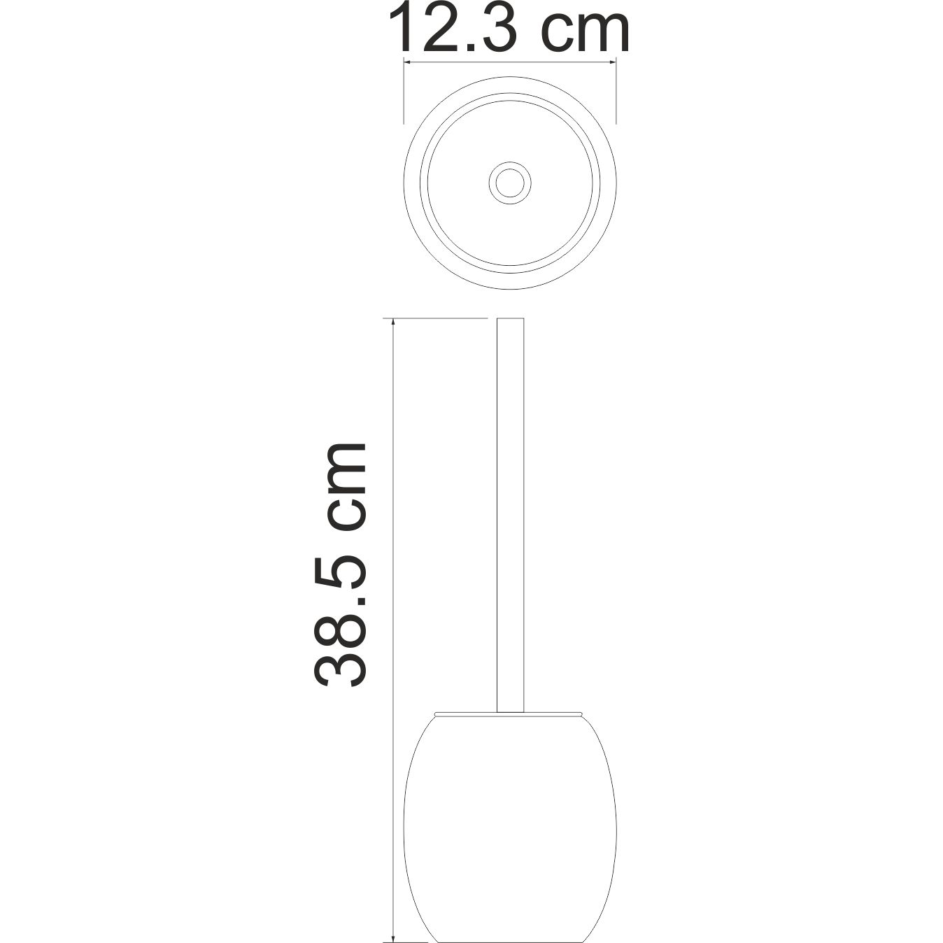 Ерш напольный WasserKRAFT Ruwer, K-6727