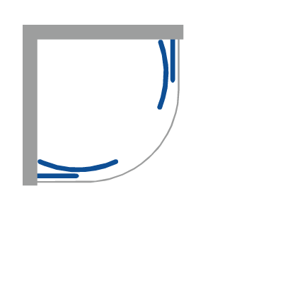 Кабина полукруглая Deante Jasmin