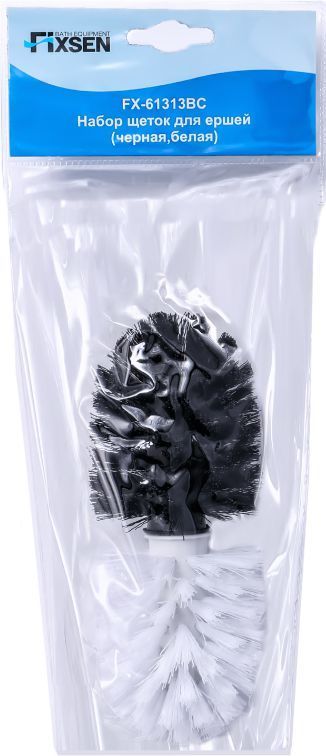 Набор щеток для ершей (черная, белая) Fixsen Kvadro, FX-61313BC