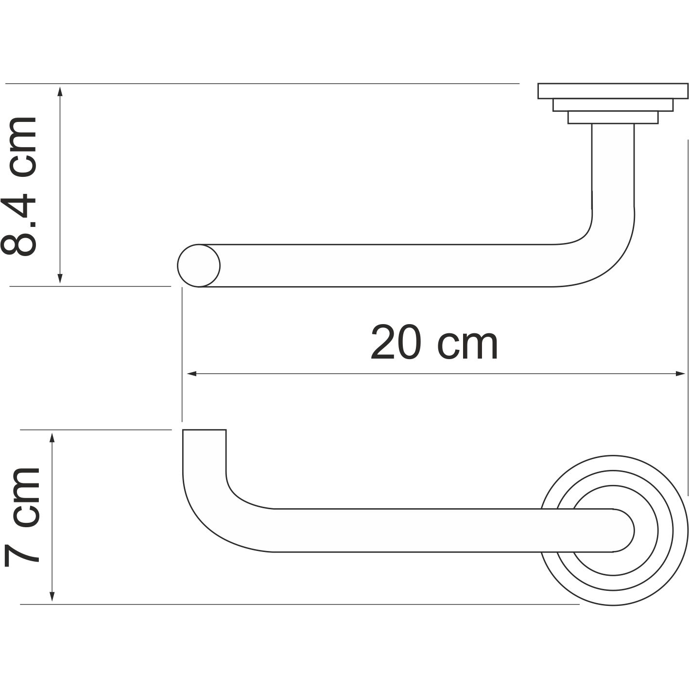 Держатель туалетной бумаги WasserKRAFT Ammer, K-7096