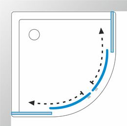 Душевой уголок Triton Хром А1