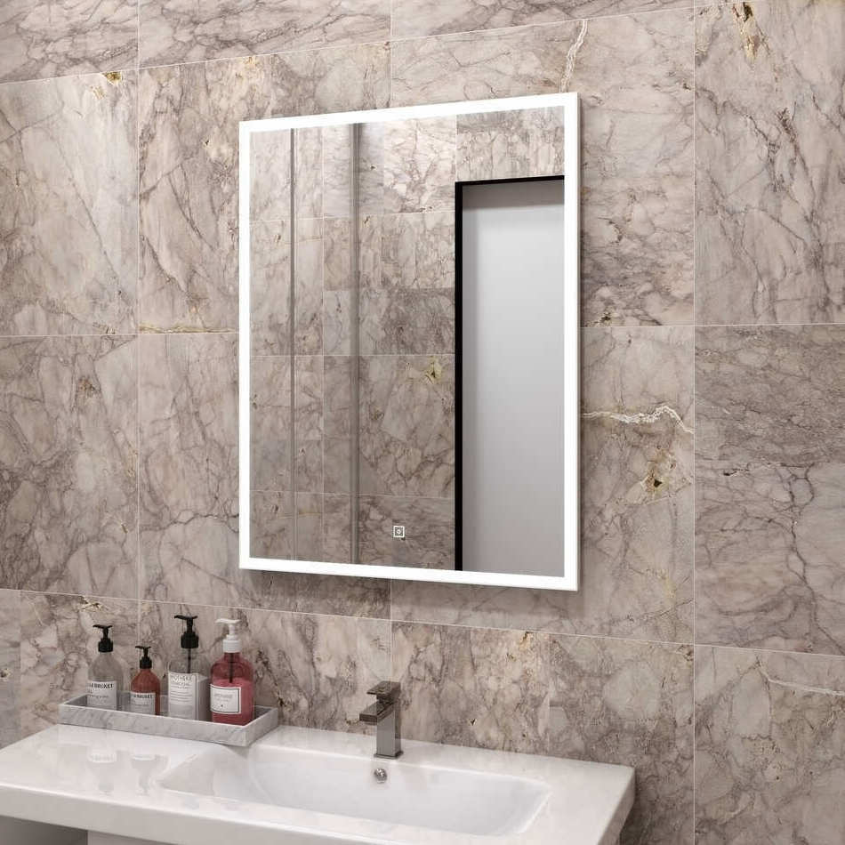 Зеркало Континент Frame White LED