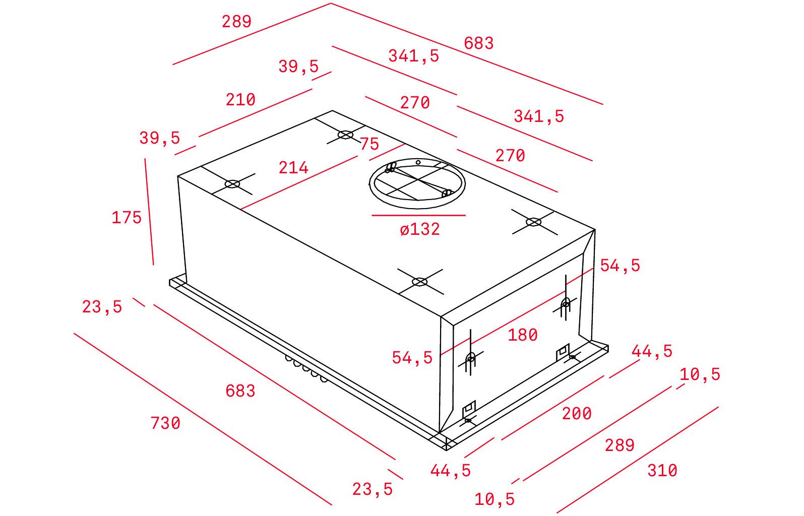 Кухонная вытяжка Teka GFH 73 SS, 40446710