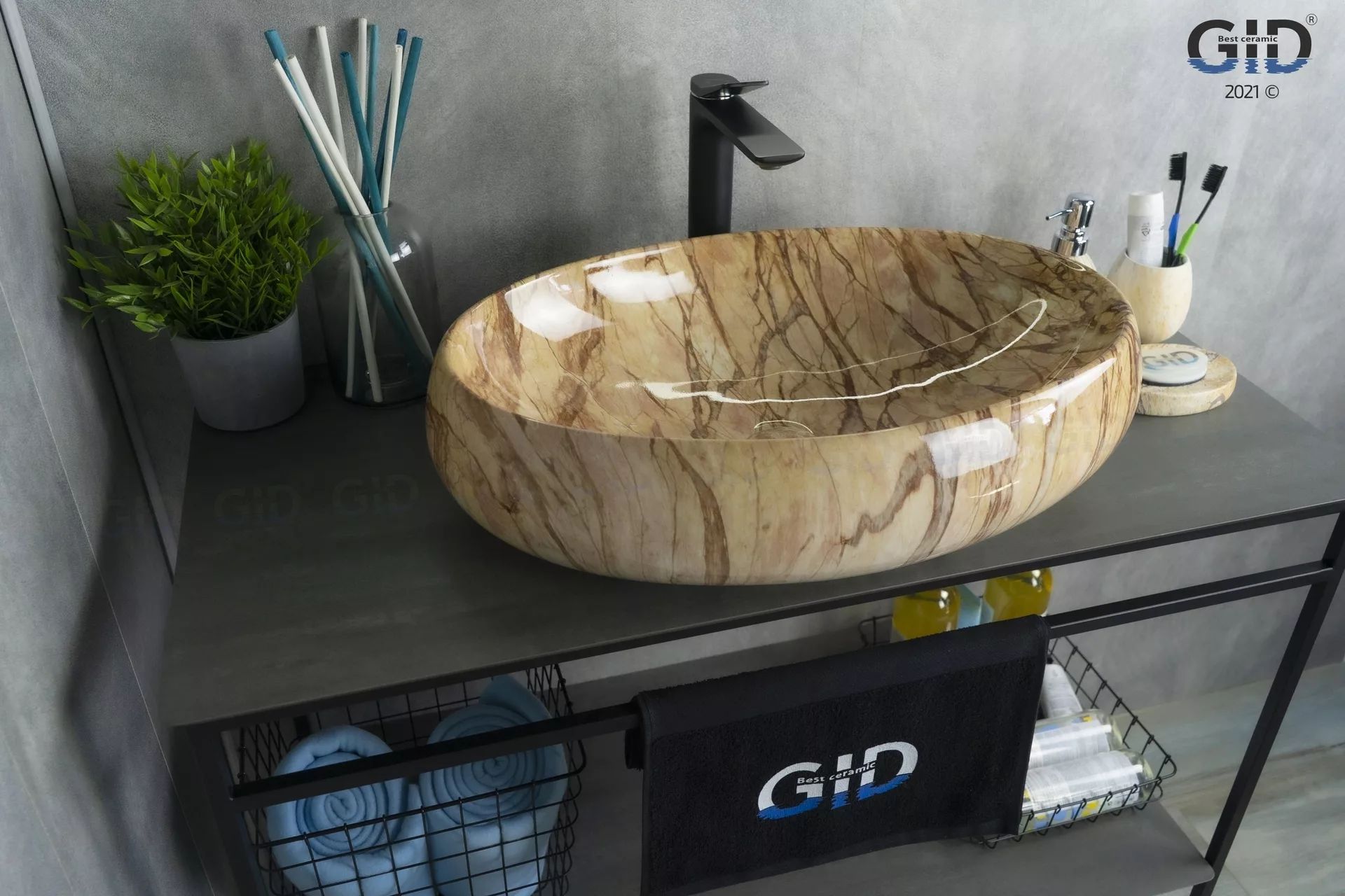 Умывальник Gid MNC161 60x41, 54403