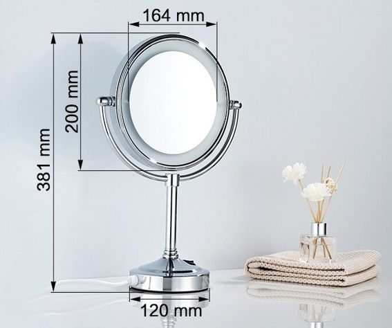 Зеркало увеличительное с подсветкой на стол Ledeme L6708D