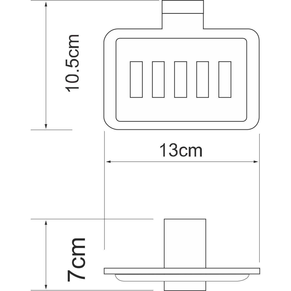 Мыльница решетка WasserKRAFT Lopau, K-6069