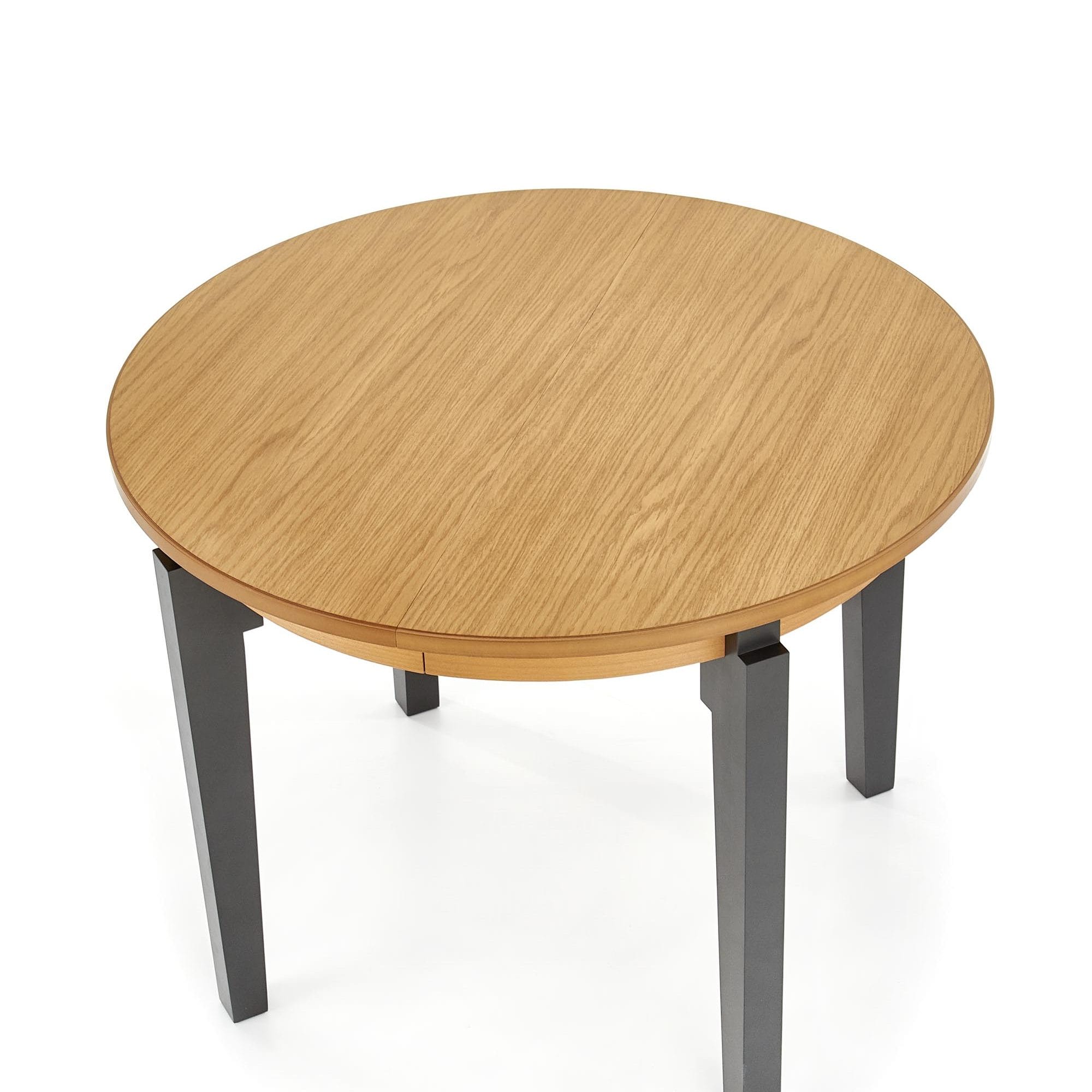 Стол обеденный Halmar Sorbus, раскладной дуб медовый/графит, V-PL-SORBUS-ST-DAB_MIODOWY/GRAFITOWY