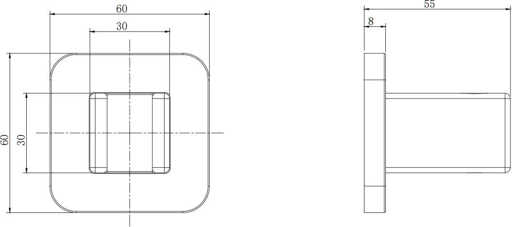 Кронштейн точечный Omnires, 8815ABL