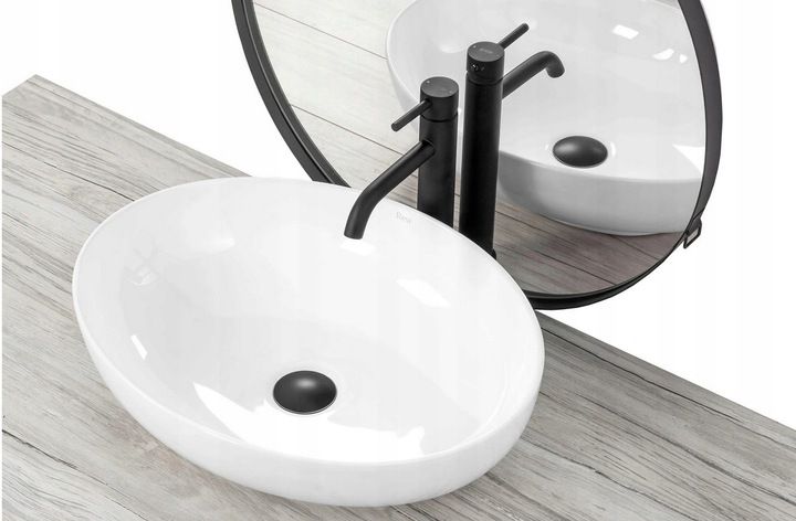 Смеситель для умывальника Rea Lungo Black, REA-B4103