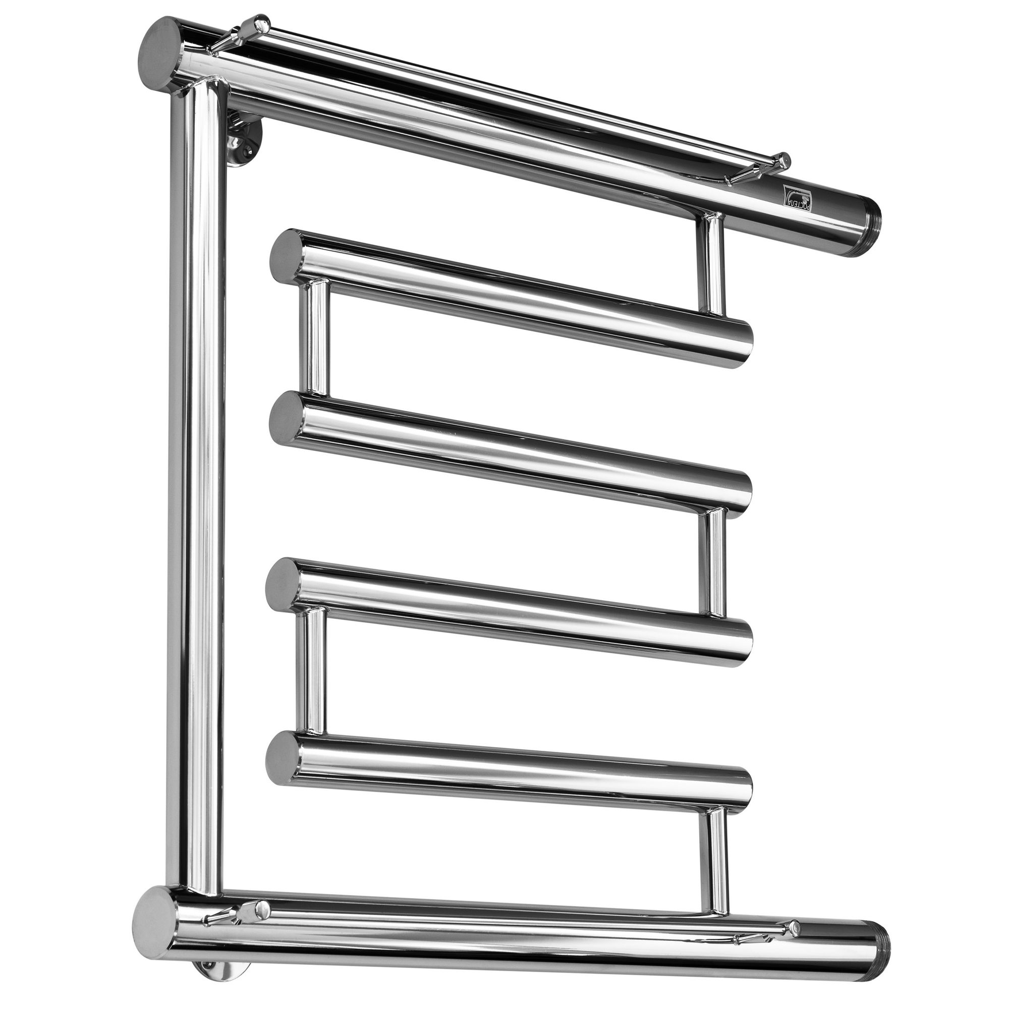 Полотенцесушитель Ростела Степ 60x70 1.1/4" БП черный