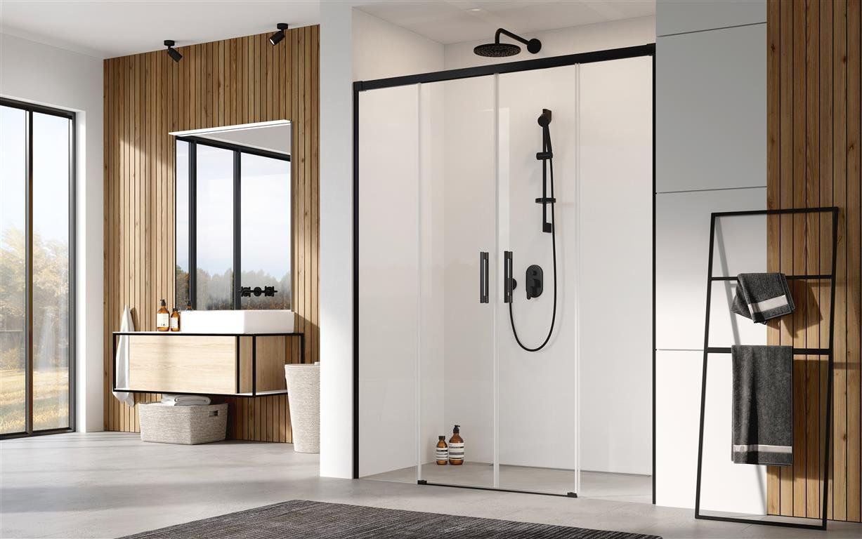 Двери в нишу Radaway Idea Black DWD