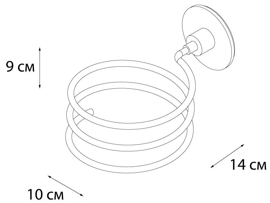 Держатель для фена Fixsen Round, FX-92119