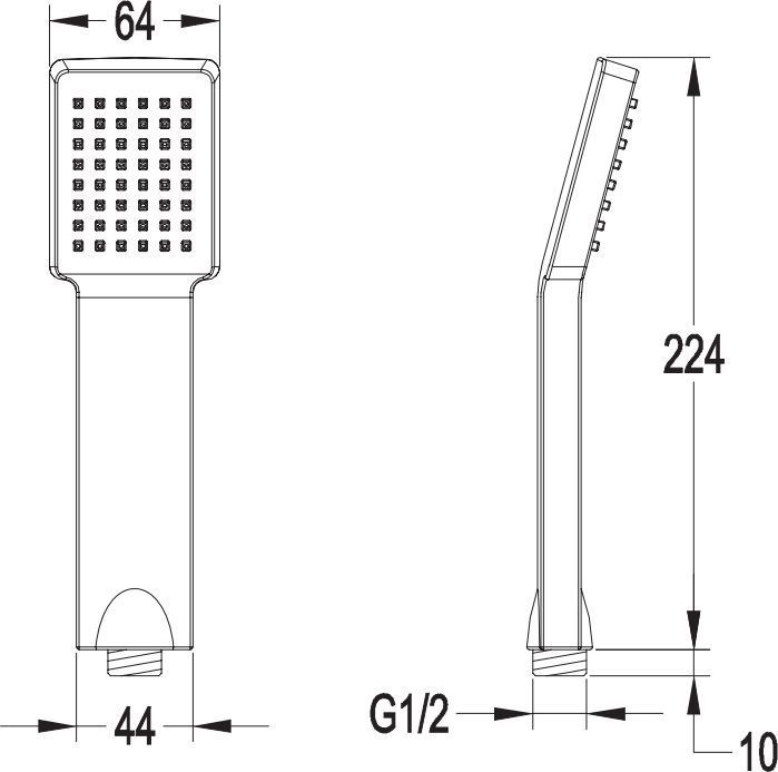 Ручной душ Omnires, ANGEL-RCR