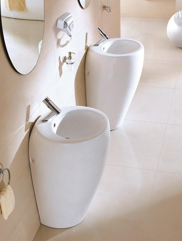 Раковина для ванной Ceramalux 52.5x52.5, 1001