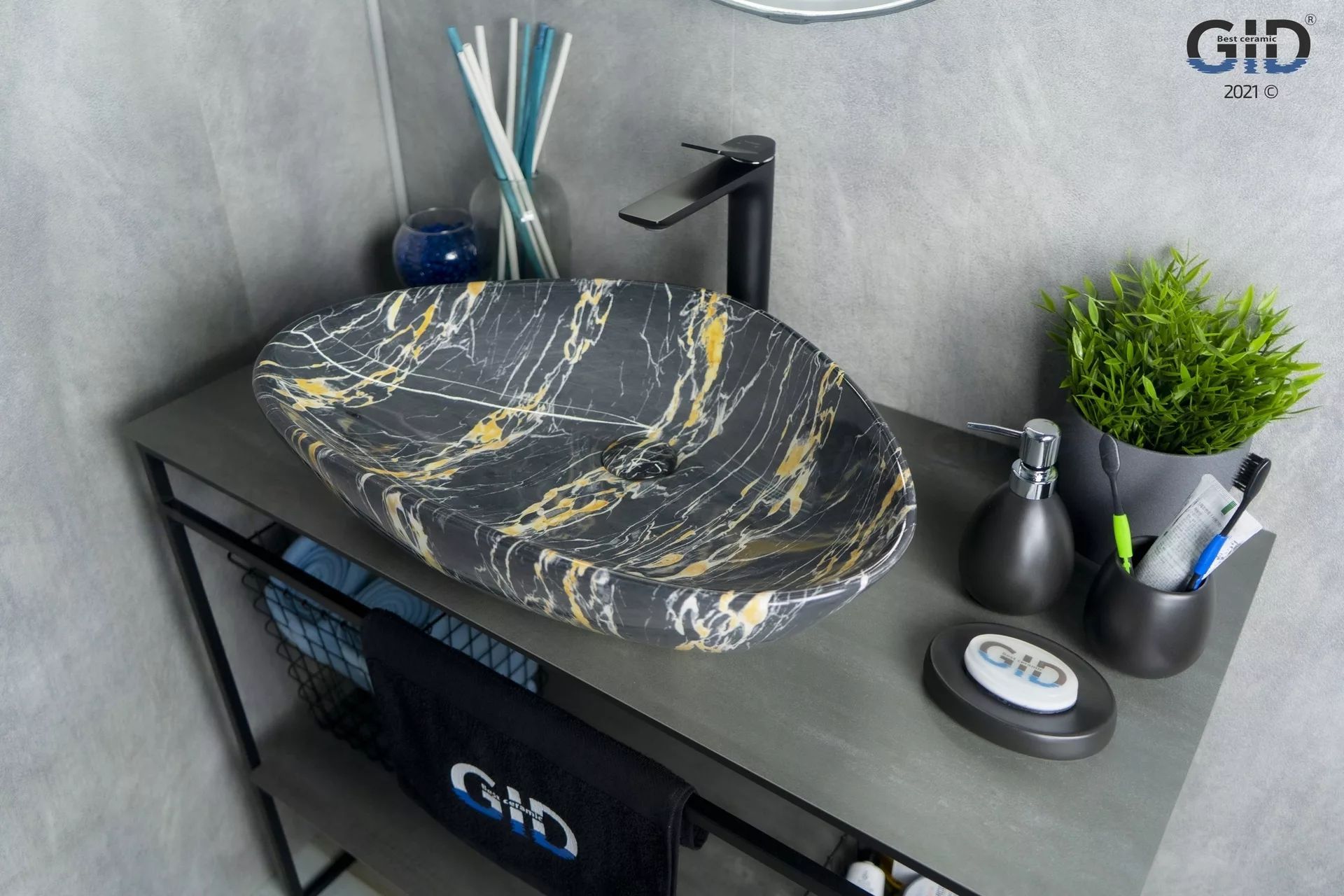 Умывальник Gid MNC207 59x39, 54428