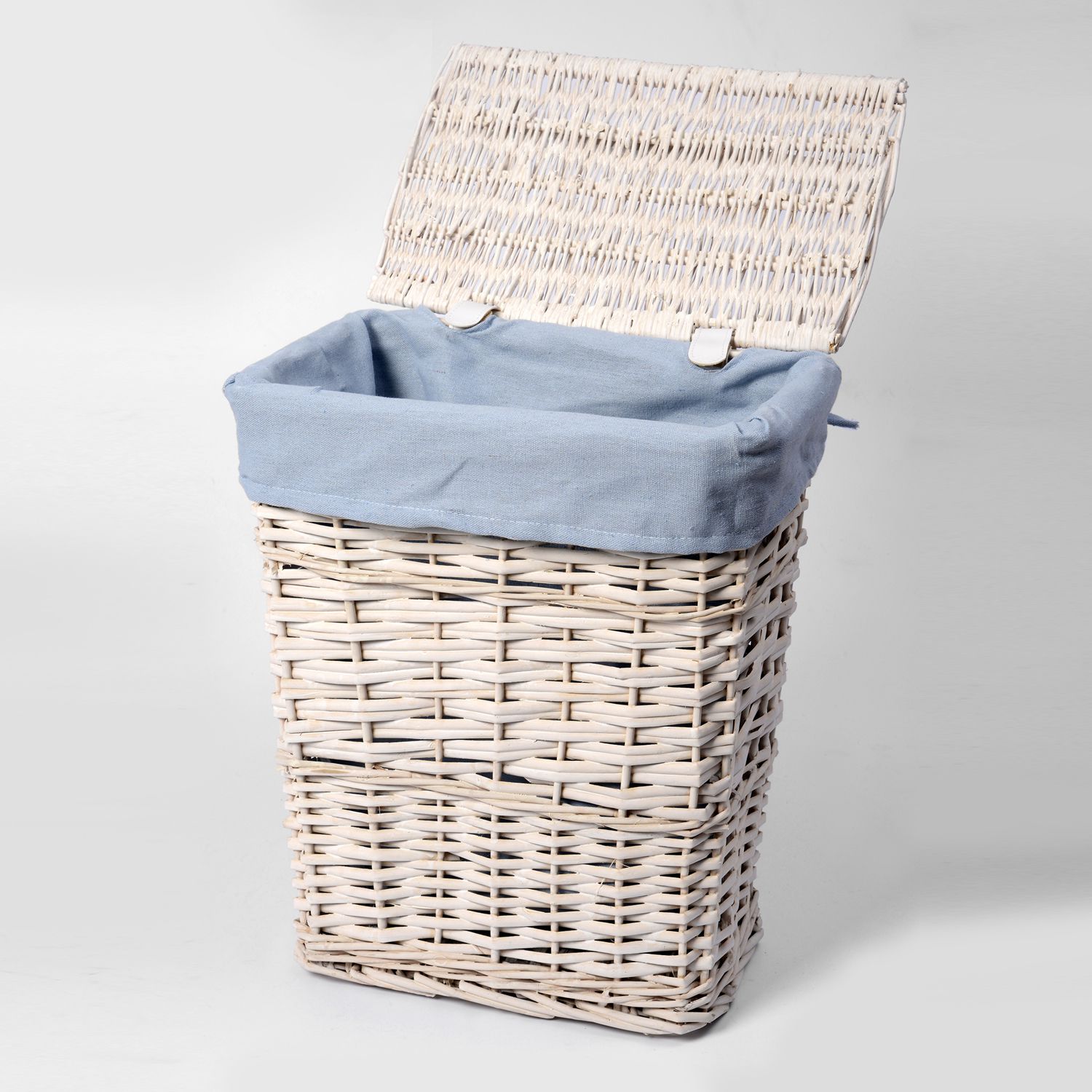 Плетеная корзина для белья с крышкой WasserKRAFT Lippe, WB-450-M