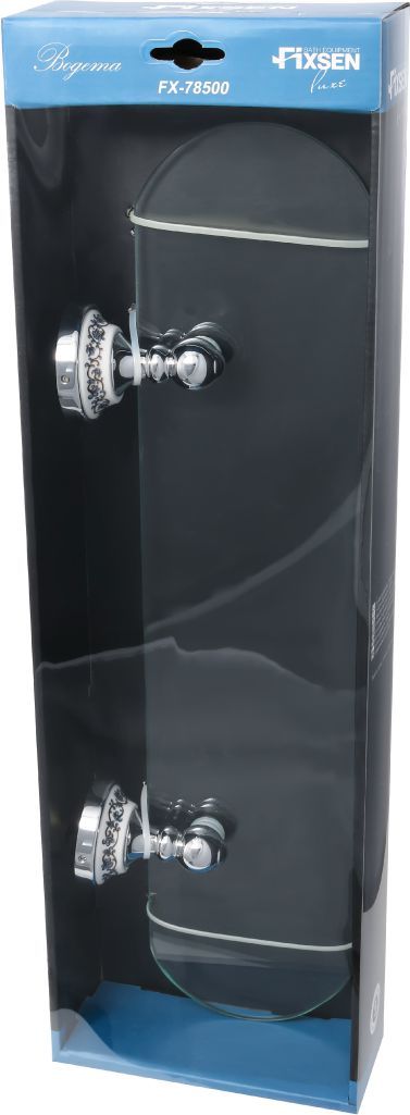 Полка стеклянная Fixsen Bogema, FX-78503