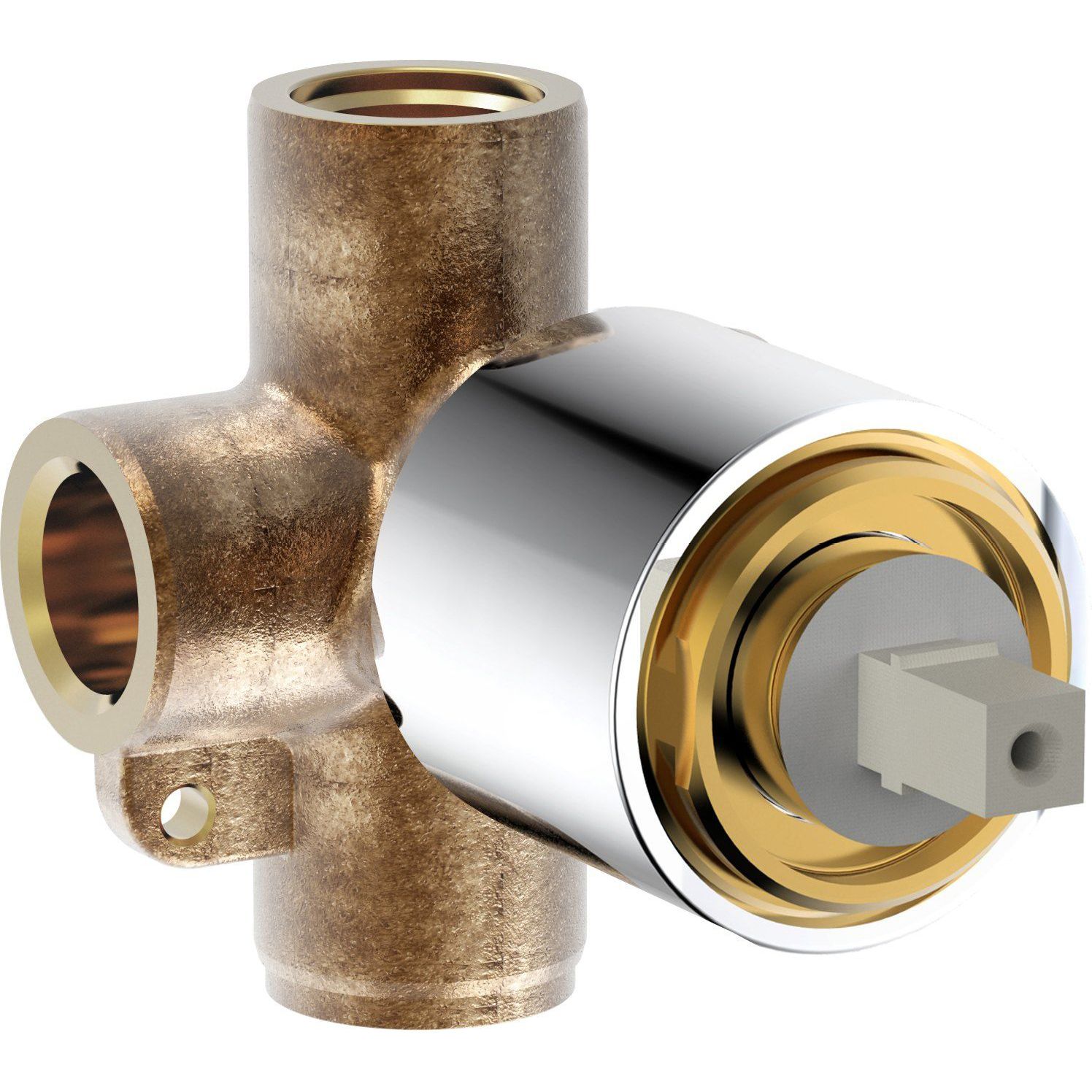 Смеситель скрытого монтажа Bravat (1 функция) D999CP