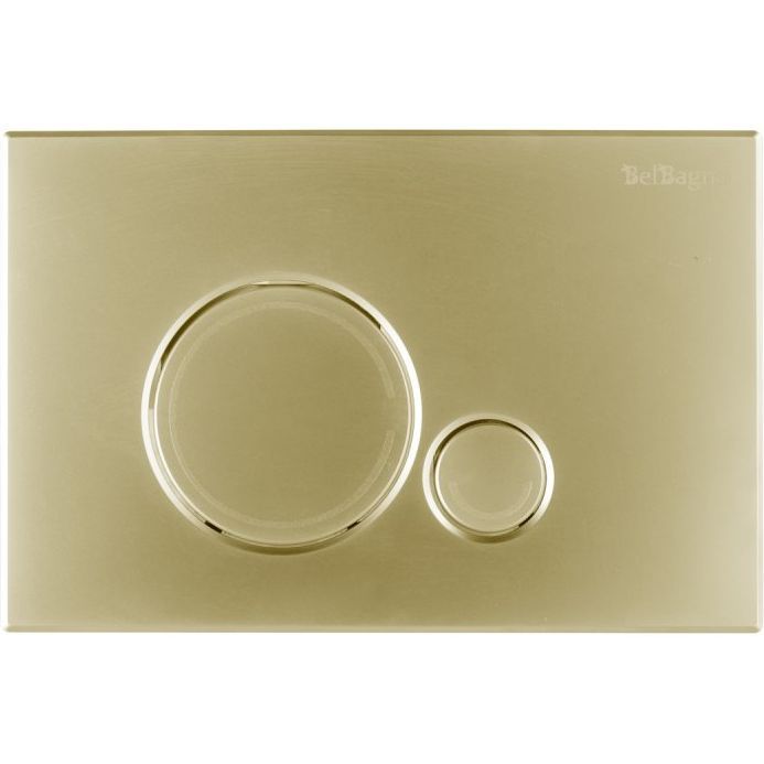 Кнопка смыва BelBagno Sfera, цвет золото, BB018-SR-ORO