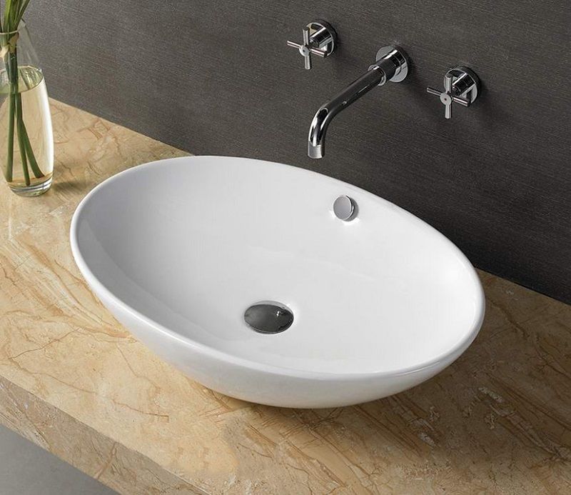 Раковина для ванной Ceramalux 63x41, D1104