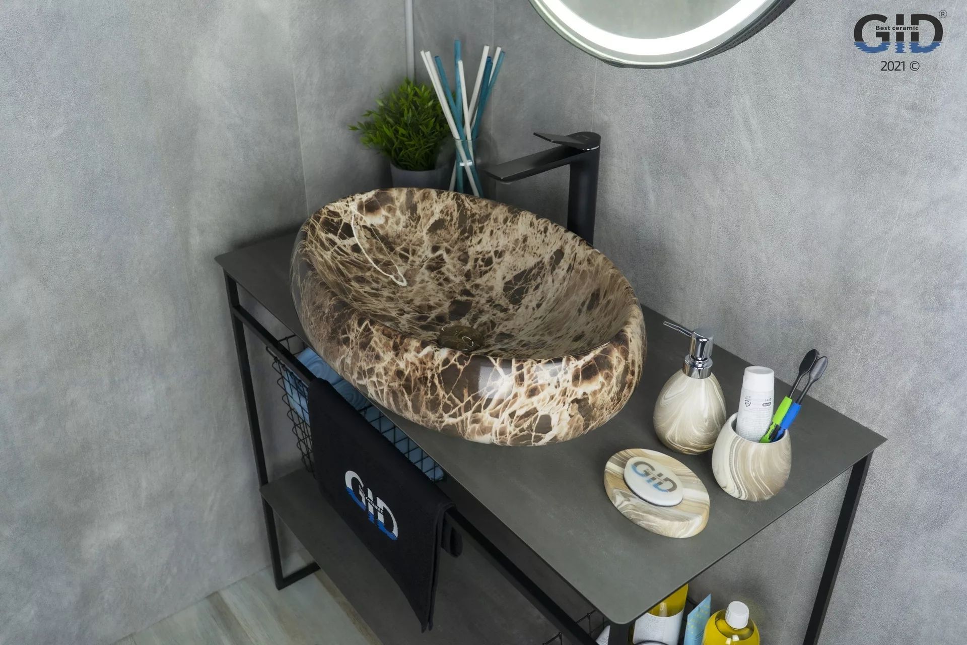 Умывальник Gid MNC168 60x41, 54409