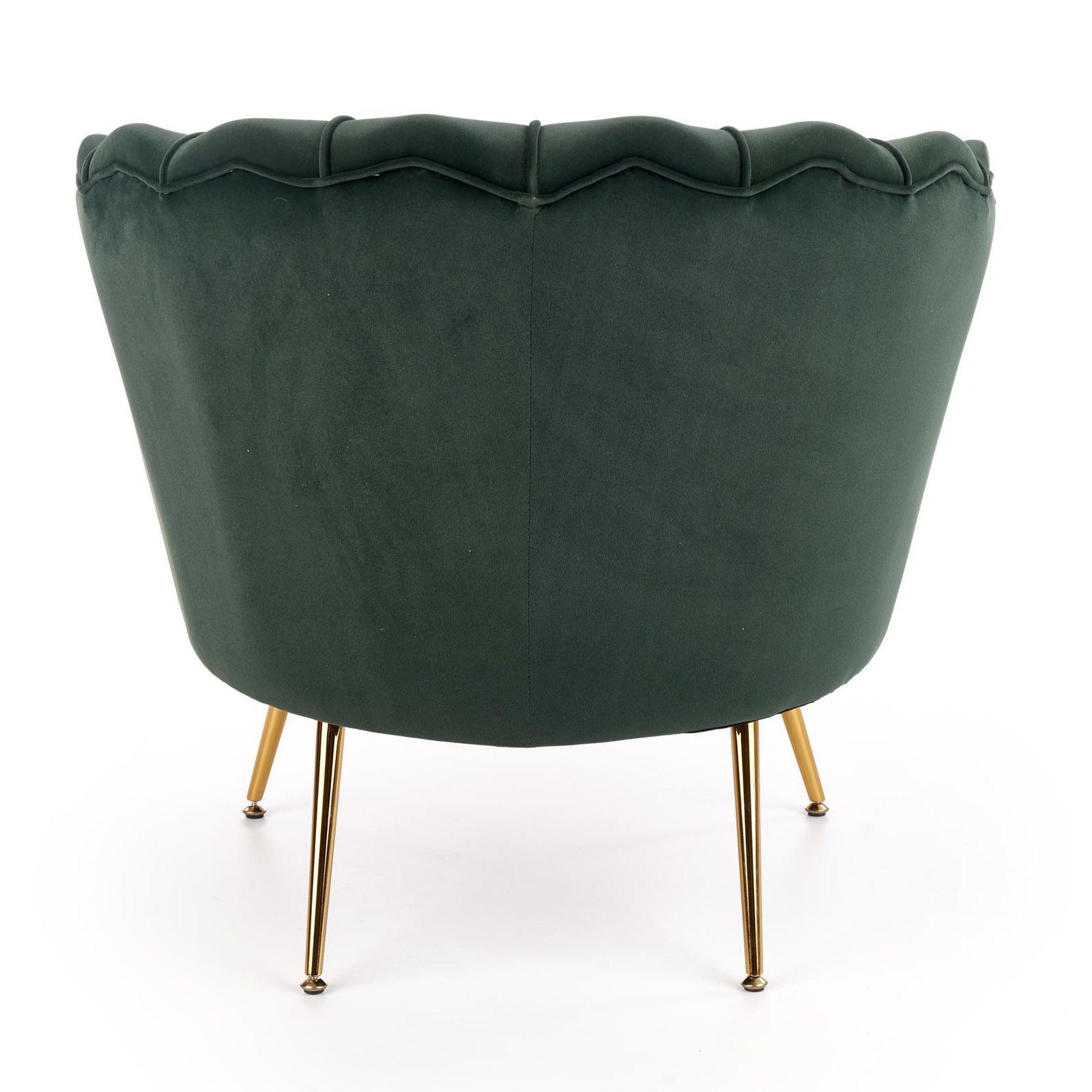 Кресло Halmar Amorinito темно-зеленый/золотой, V-CH-AMORINITO-FOT-C.ZIELONY