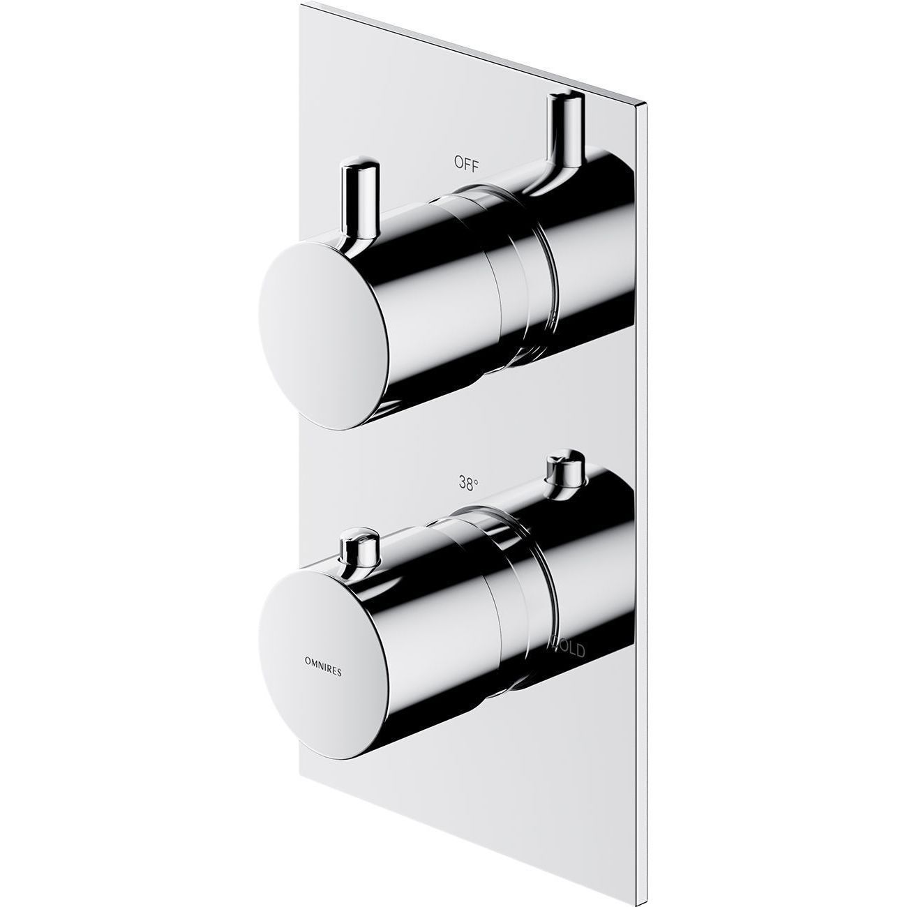 Термостатический наружный элемент смесителя для ванны Omnires Y, Y1236/KROCR