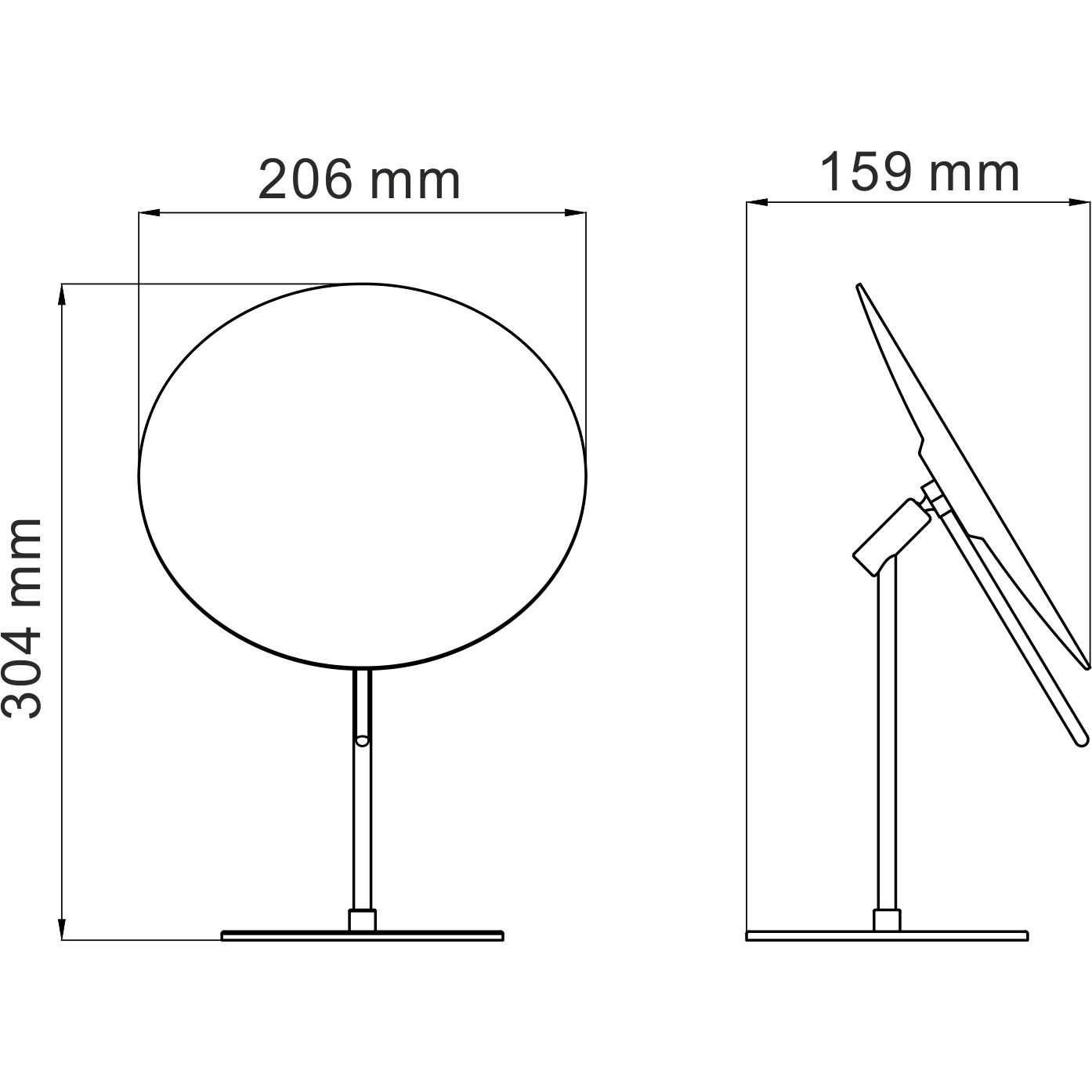 Зеркало c 3-х кратным увеличением WasserKRAFT, K-1002