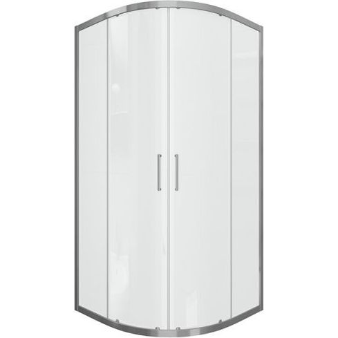 Полукруглый душевой уголок Bravat Line 90x90, BS090.1201A