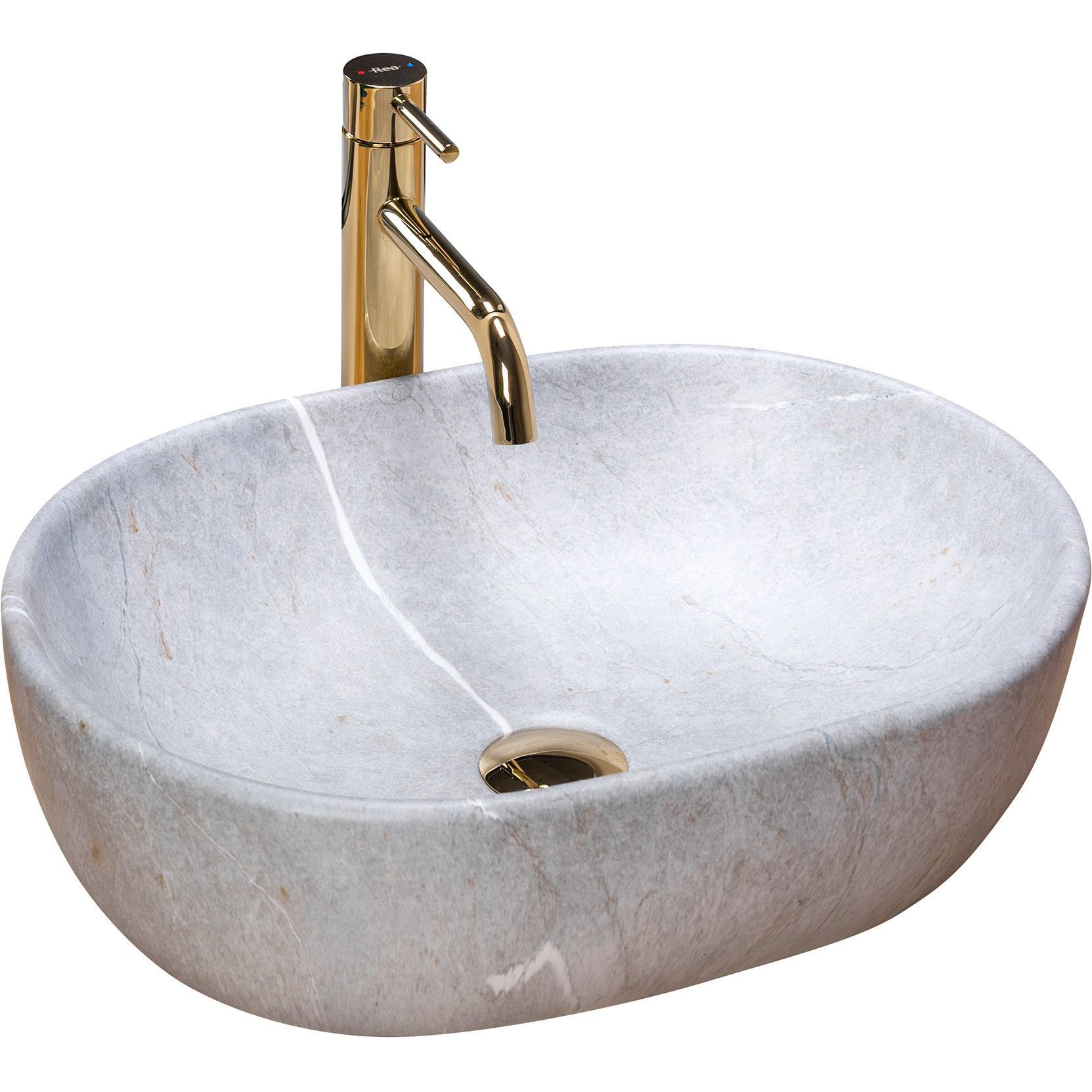 Умывальник Rea Lara Grey 48.5x35, REA-U9889