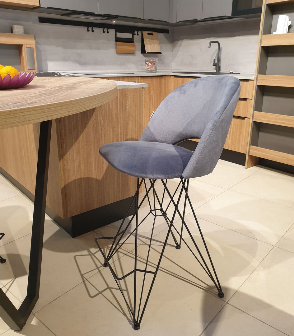 Каркас стула полубарного Sheffilton SHT-S66-1 черный муар, 948716