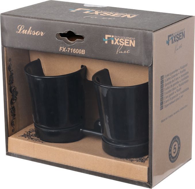 Подстаканник двойной Fixsen Luksor, FX-71607B