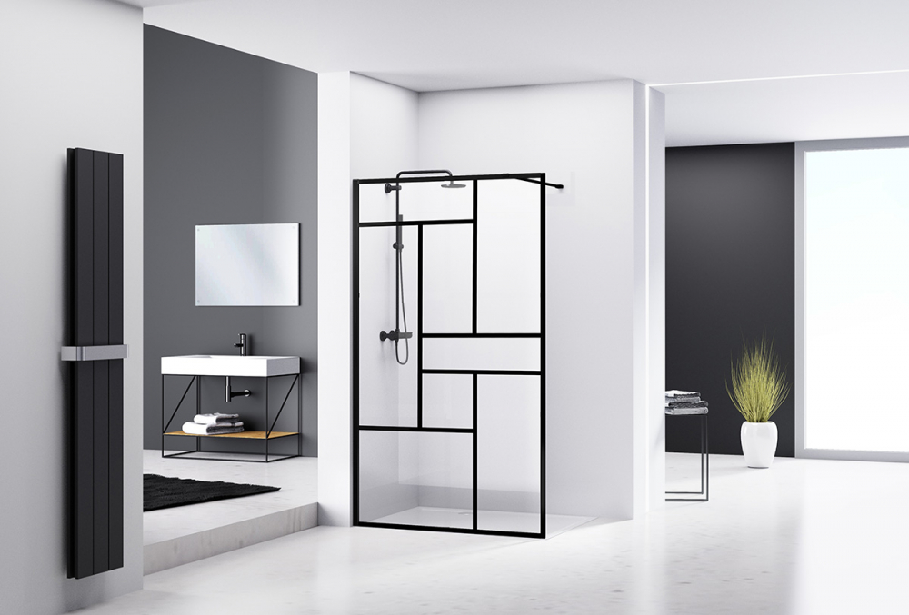 Душевая перегородка Abber Immer Offen AG63100B/AG63120B