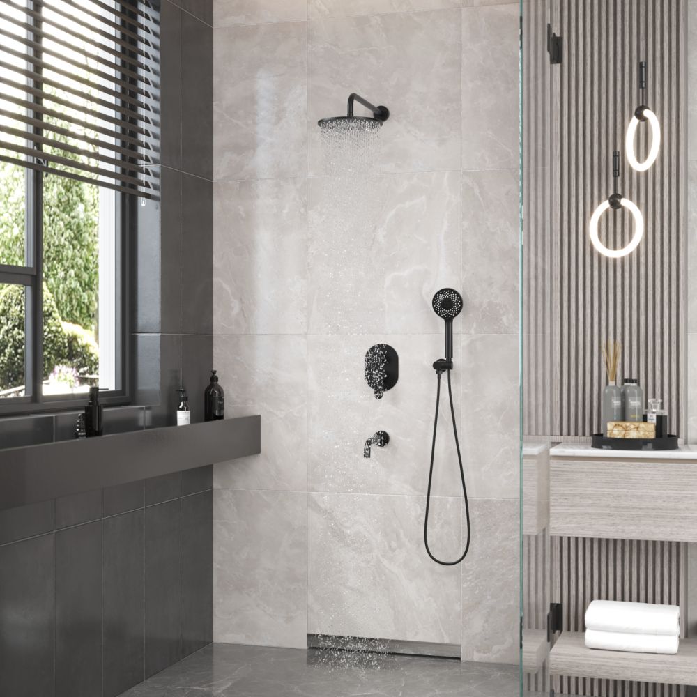 Душевой комплект Berges Ventas 3R Black, 073008