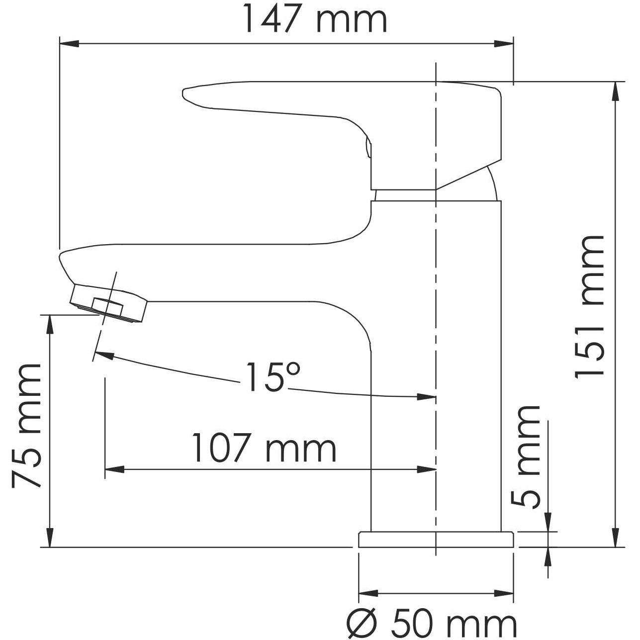 Смеситель для умывальника WasserKRAFT Vils, 5603