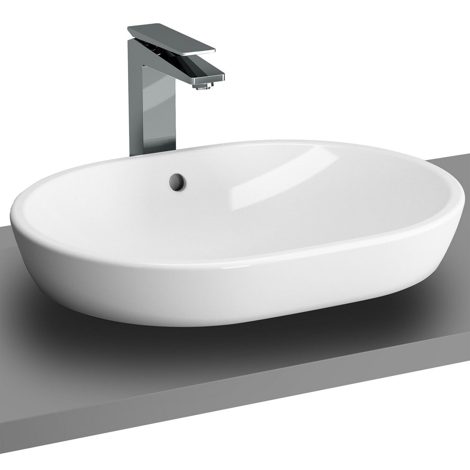 Раковина накладная Vitra Metropole 60x45.5, 5942B003-0012