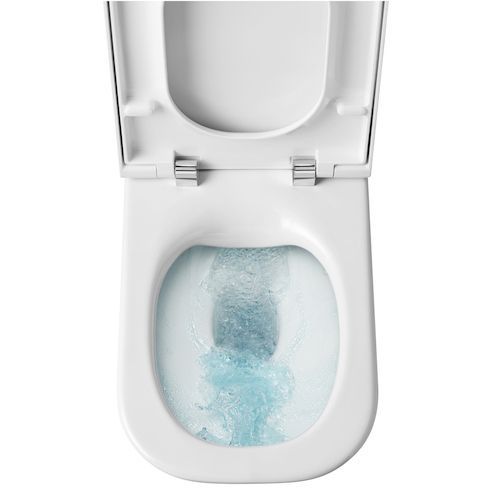 Унитаз напольный Roca The Gap Clean Rim с пневмокрышкой, 34273700H + 341730000 + 801732004