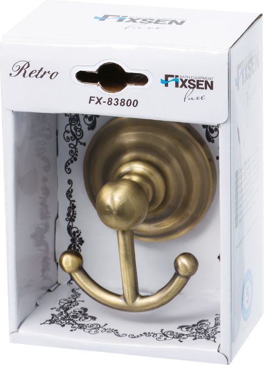 Крючок двойной Fixsen Retro, FX-83805