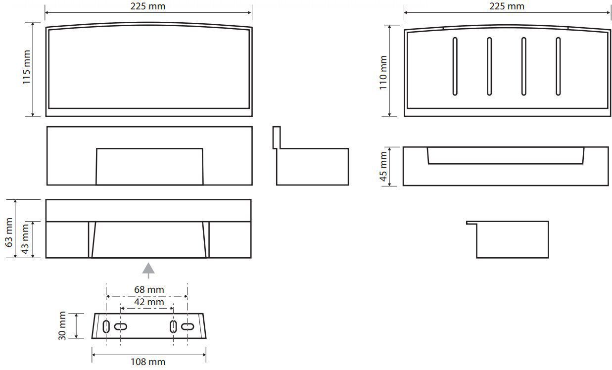 Полочка для мыла с дворником Bemeta Cytro, 102208302