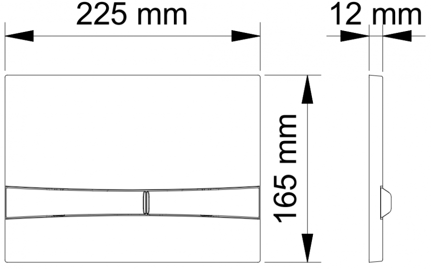 Кнопка для инсталляции Berges Novum F9, 040059