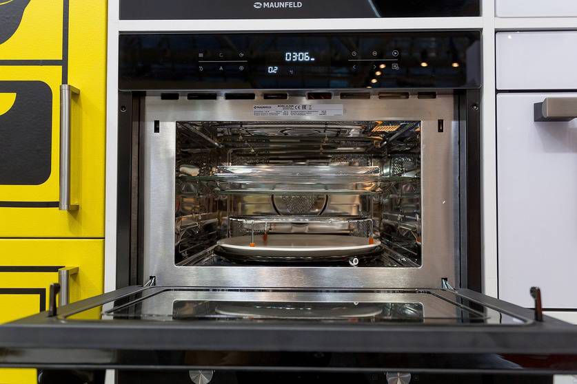 Шкаф духовой электрический с функцией СВЧ Maunfeld, MCMO.44.9GB