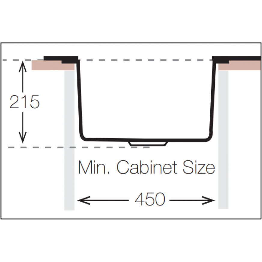 Мойка со стеклом ZorG GS 7850 black