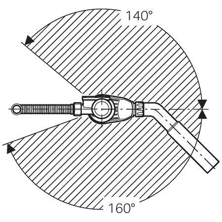 Слив-перелив удлиненный для ванны с кнопкой слива Geberit, 150.756.21.1